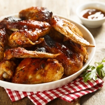 Receta de Alitas de pollo con Salsa BBQ