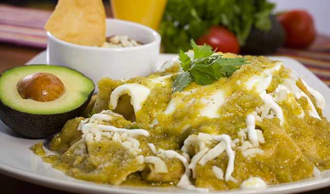 Receta de Chilaquiles verdes