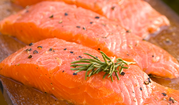 Receta de Salmon marinado al eneldo