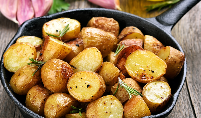 Receta de Papas con ajo