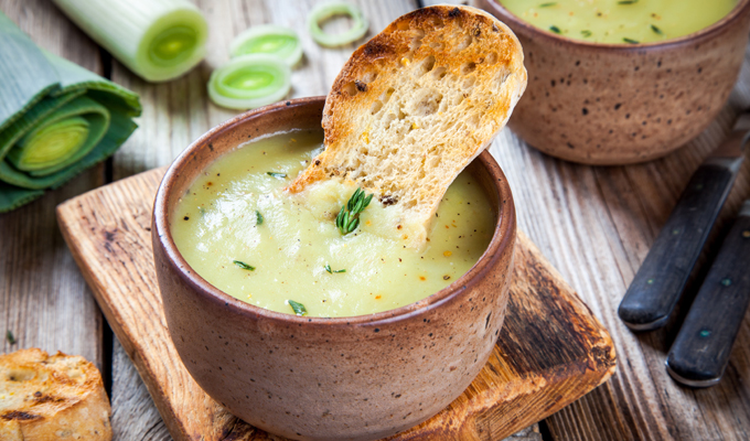 Receta de Sopa de espinacas