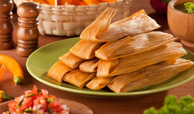 Receta de Tamales con vegetales